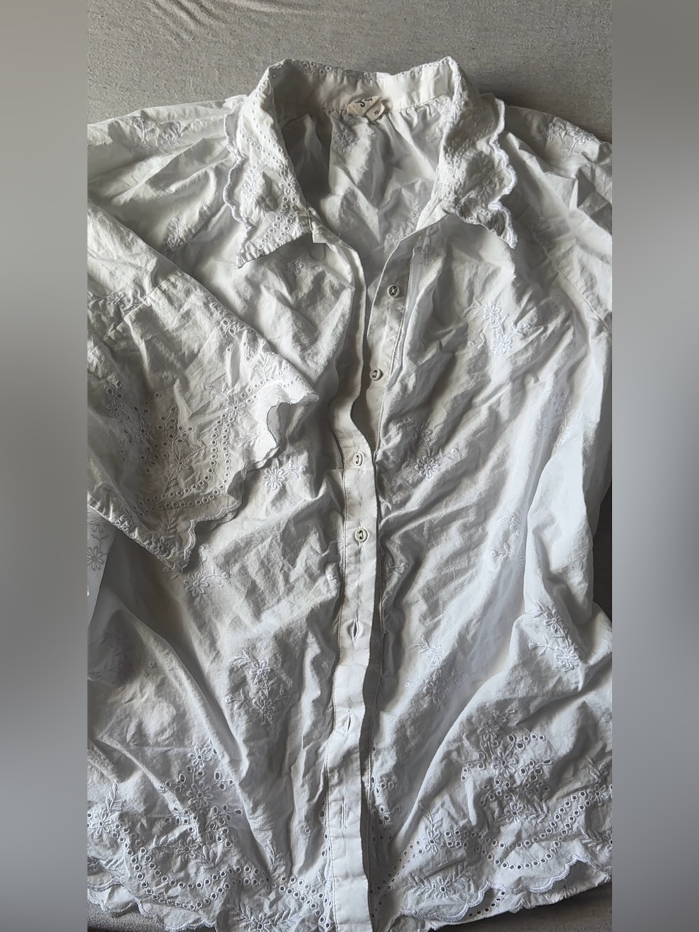 White Embroidered Women’s Shirt